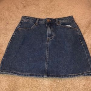 jean skirt